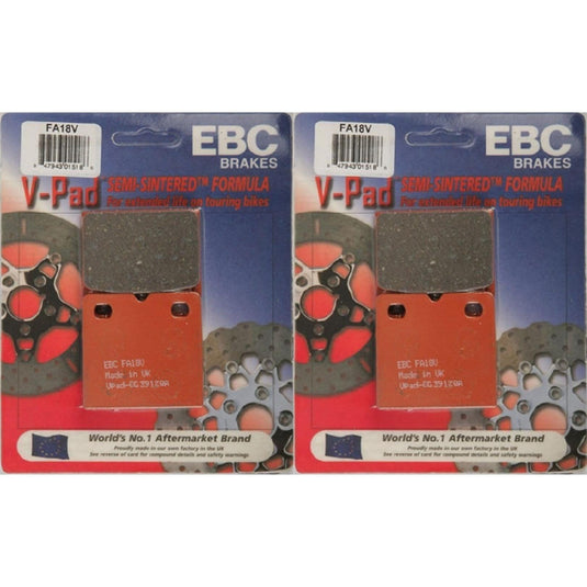 EBC Brake Pad Front Kit FA18V for BMW K100RT (ABS - 8 Valve) 1983-1988