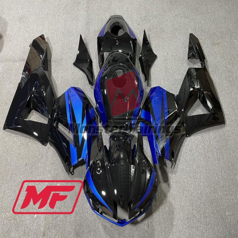 Load image into Gallery viewer, Monster Fairings Full Kit Honda CBR600RR 13-25 Gloss Blue and Black + Windshield + Gas Tank Cover
