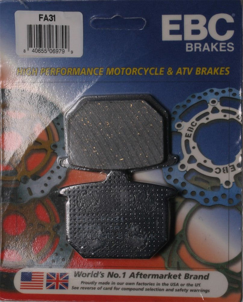 Load image into Gallery viewer, EBC 1 Pair FA Series Organic Replacement Brake Pads MPN FA31
