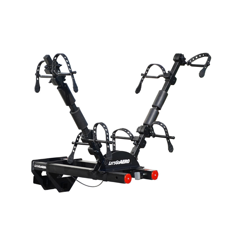Load image into Gallery viewer, Let's Go Aero V-Lectric FAT PRO Two Fat Tire eBike Carrier fits 2" Receiver Hitch (B00390)

