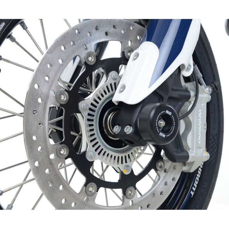 Load image into Gallery viewer, R&amp;G Racing Black Fork Protectors For 2016-2024 Husqvarna 701 Supermoto FP0187BK
