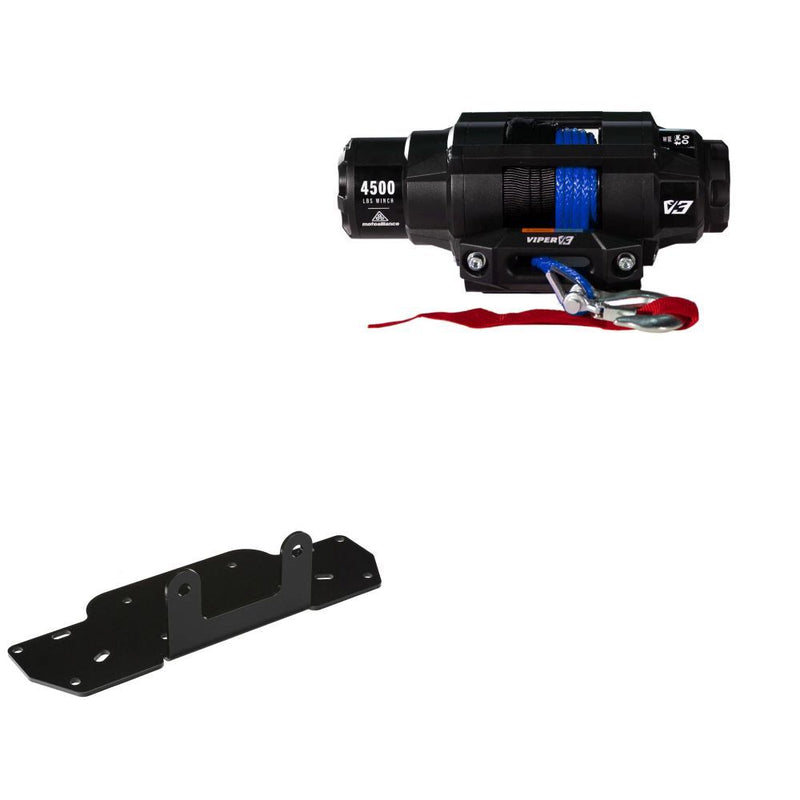 Load image into Gallery viewer, Viper 4500lbs V3 Winch Blue Rope With Mount For Kawasaki Prairie 360 2002-2013
