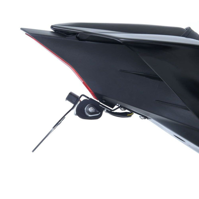 Load image into Gallery viewer, R&amp;G Racing Black Tail Tidy License Plate Holder For 2017-2020 Yamaha YZF R6
