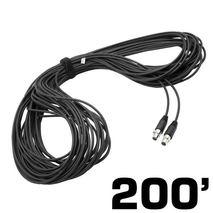 Rugged Radios 200 Ft 3-Pin to 3-Pin Straight Cord for H85 Linkable Headsets CS-200-3P