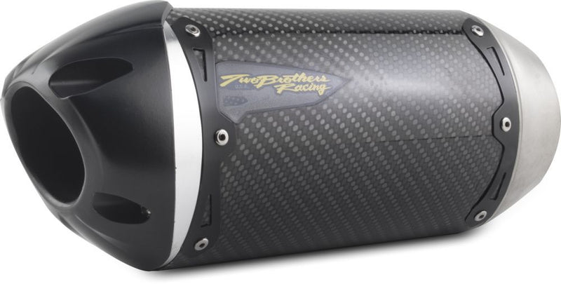 Load image into Gallery viewer, Two Brothers Racing S1R Slip-On Exhaust Standard Carbon 005-1920405-S1
