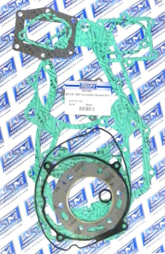 WSM Complete Gasket Kit For Honda 250 CR 1987 25-641