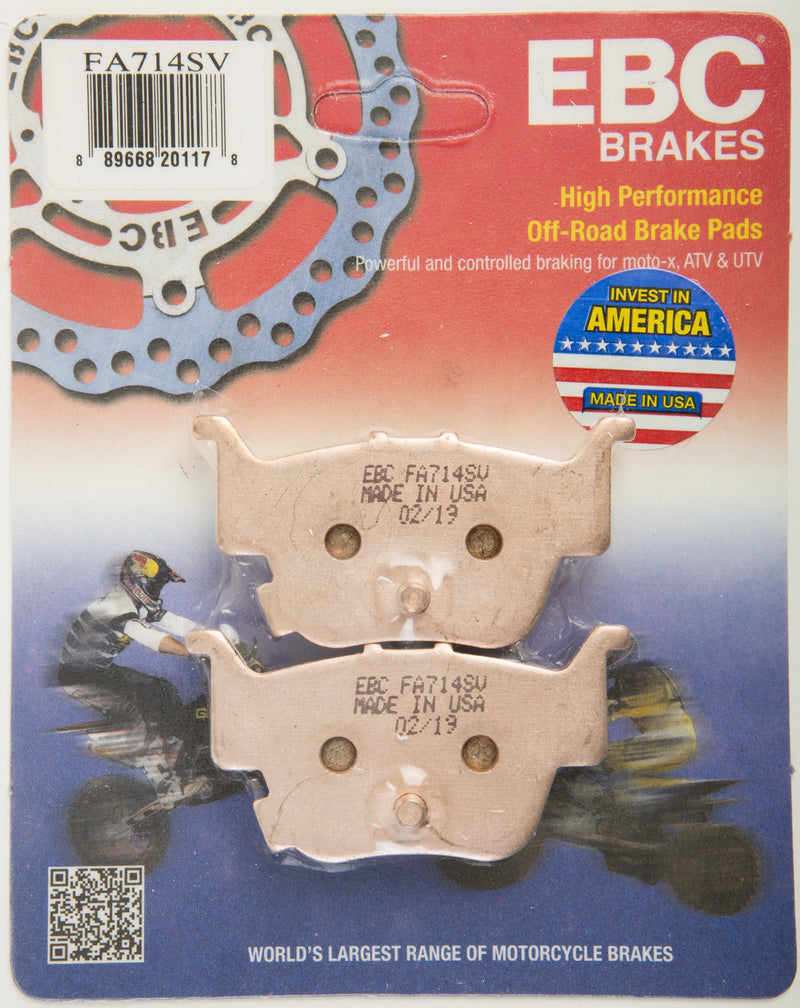 Load image into Gallery viewer, EBC 1 Pair SV Series Severe Duty Brake Pads MPN FA714SV
