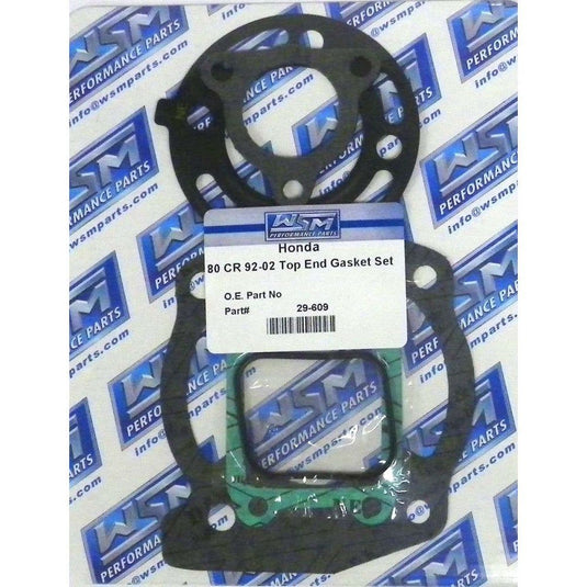 WSM Top End Gasket Kit For Honda 80 CR 92-02 29-609