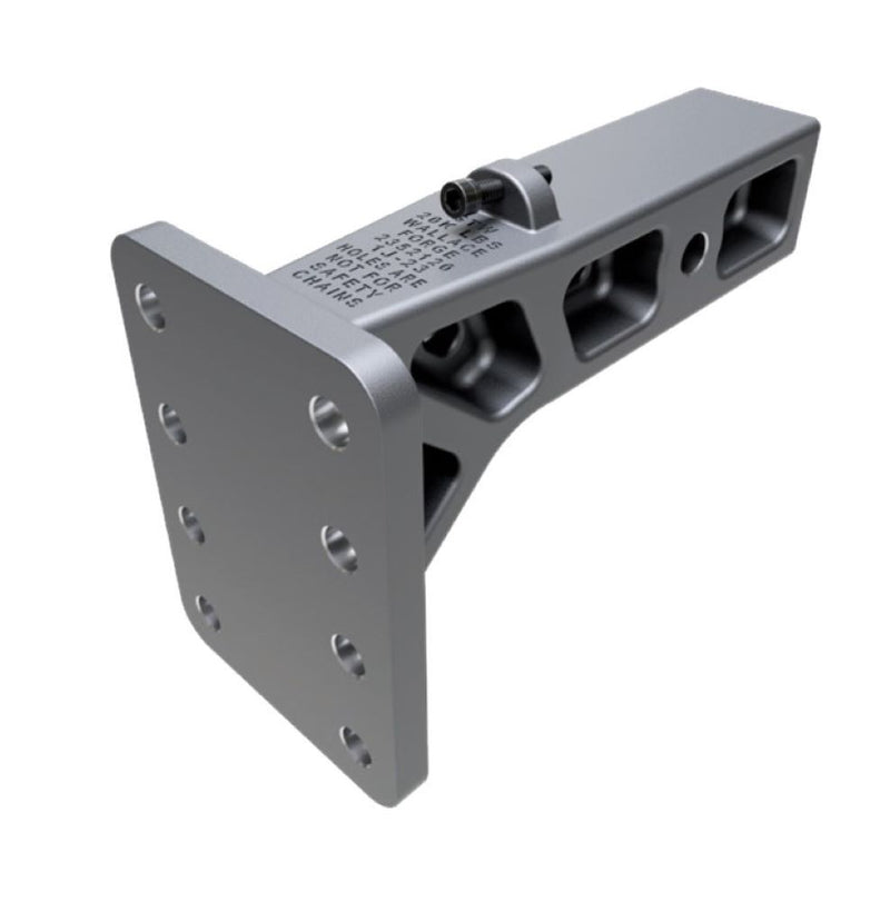 Load image into Gallery viewer, Pintle Hook Mount with Rattle Reducer fits 2 1/2 Inch Receiver Hitch - 24,000 Gross Tow Capacity
