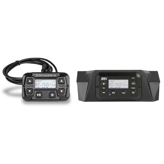 SSV Works MRB3S Media Player With Dash Panel Kit For Can-Am Maverick X3 17-22