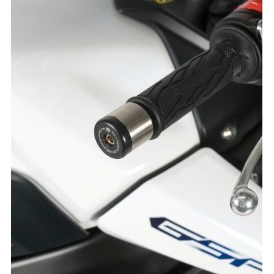 Load image into Gallery viewer, R&amp;G Racing Black Bar End Sliders For 1997-2000 Suzuki GSXR600
