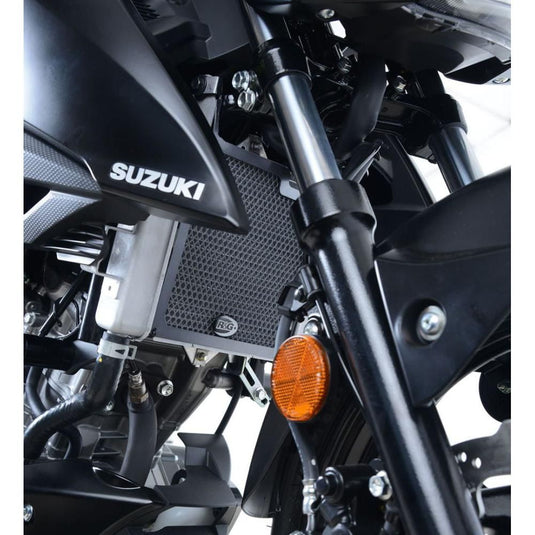 R&G Racing Black Aluminum Radiator Guard RAD0225BK