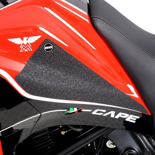 R&G Racing Black Tank Traction Grips For 2021-2024 Moto Morini X-Cape EZRG2600BL