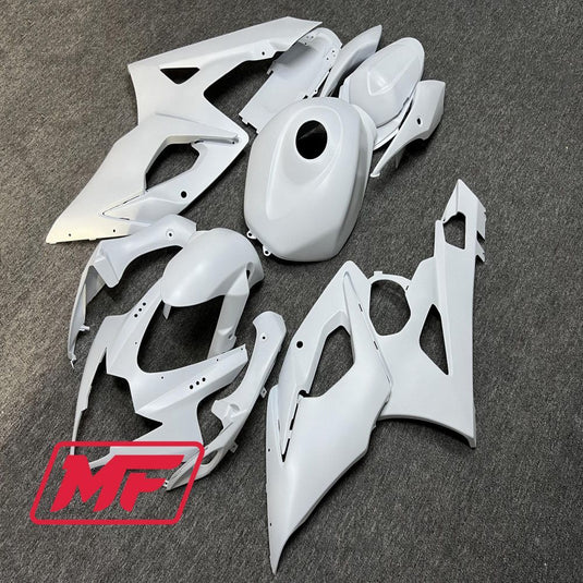 Monster Fairings Full Kit Suzuki GSXR1000 05-06 Matte White + Windshield + Gas Tank Cover