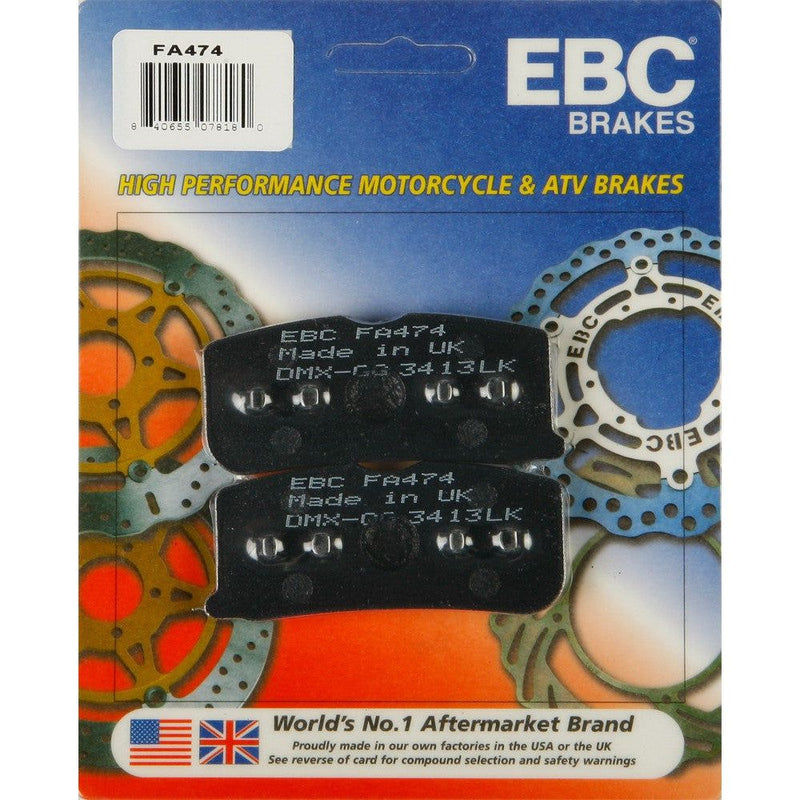 Load image into Gallery viewer, EBC 1 Pair Premium SFA Organic OE Replacement Brake Pads MPN FA474
