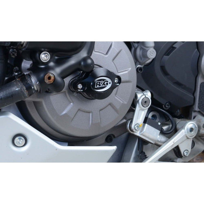 Load image into Gallery viewer, R&amp;G Racing Black Engine Case Sliders For 2022-2024 Ducati DesertX
