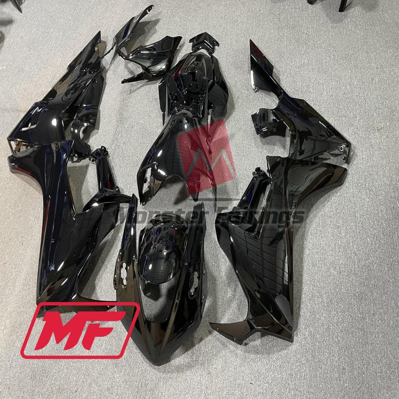 Load image into Gallery viewer, Monster Fairings Full Kit Honda CBR1000RR 12-16 Gloss Black + Windshield + Gas Tank Cover
