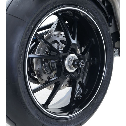 R&G Racing Black Spindle Sliders For 2011-2013 Triumph Speed Triple