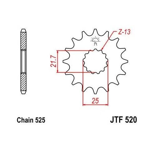 Steel Front Sprocket 15T for Street TRIUMPH 800 Tiger/XC 2011-2016