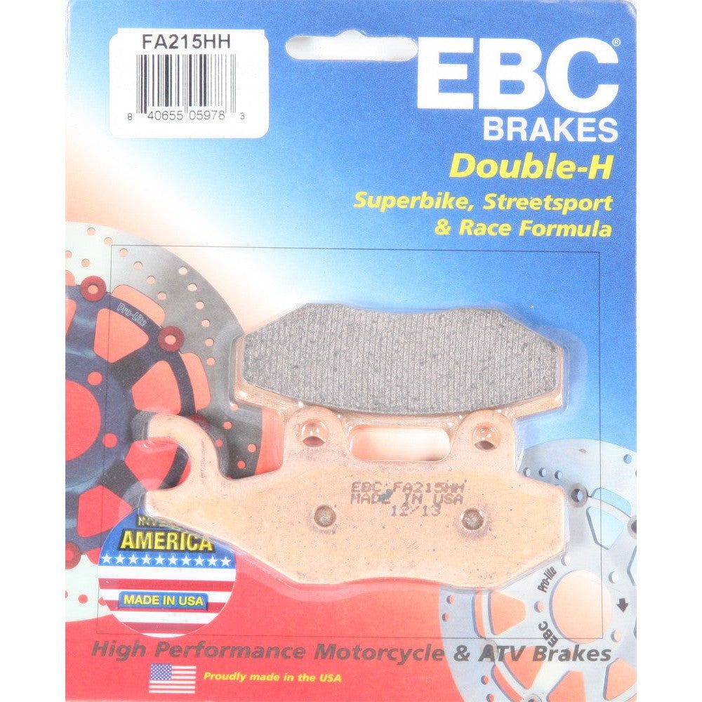 EBC 1 Pair Sintered HH Race Formula Brake Pads MPN FA215HH
