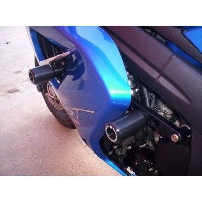 Load image into Gallery viewer, R&amp;G Racing Black Classic Style Crash Protectors For 2005-2007 Triumph Sprint ST
