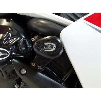Load image into Gallery viewer, R&amp;G Racing Black Aero Style Crash Protection Bobbins For 2007-2008 Yamaha YZF R1
