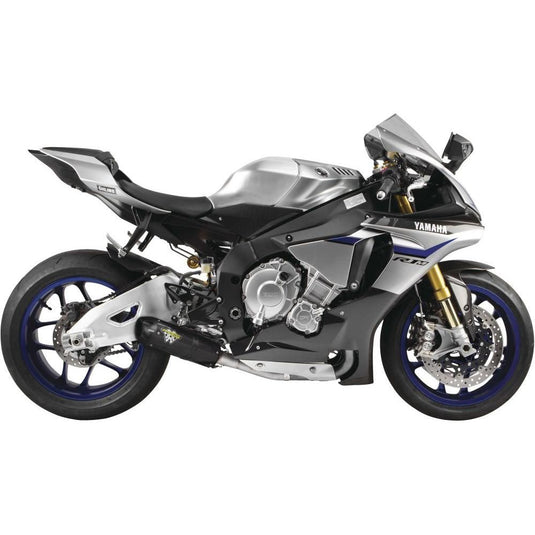 Two Brothers Racing Storm Series Hurricane Carbon Fiber Slip-On Exhaust For Yamaha YZF R1 2015-2020