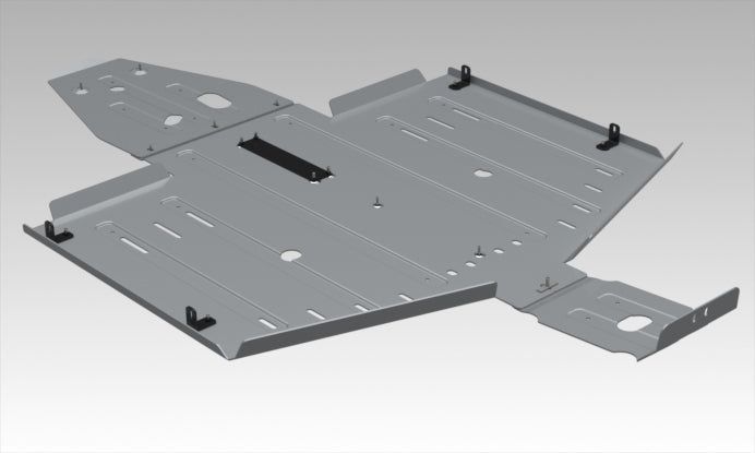 Load image into Gallery viewer, Rival Central Aluminum Skid Plate For Polaris General 1000 2444.7474.1
