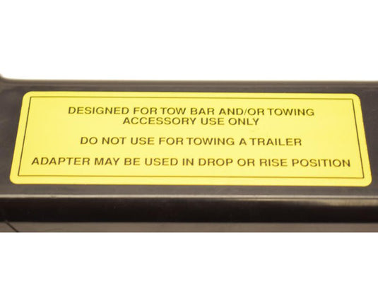 Rigid Hitch (CHE-6) Tow Bar and Accessory Receiver - 6 Inch Drop/Rise - 10,000 lbs. Tow Capacity - 500 lbs. Vertical Load - Made in USA