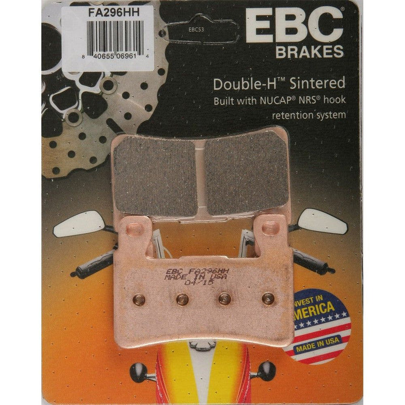 Load image into Gallery viewer, EBC 1 Pair Sintered HH Race Formula Brake Pads MPN FA296HH
