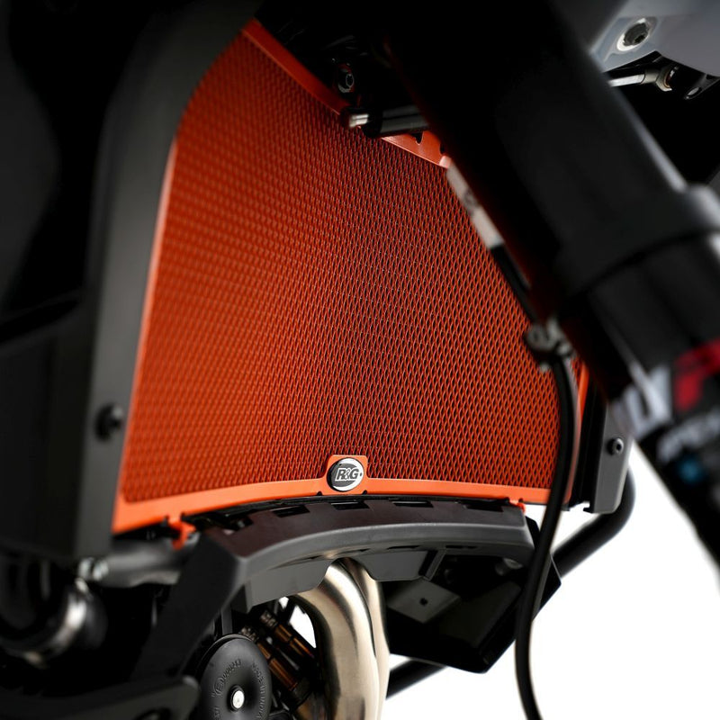 Load image into Gallery viewer, R&amp;G Racing Titanium Aluminum Radiator Guard RAD0248TI
