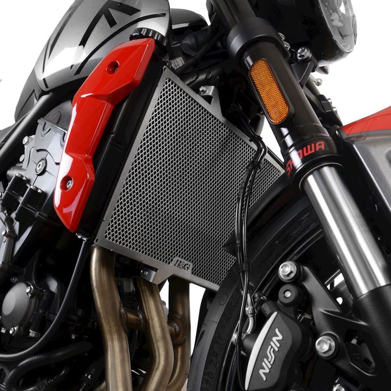 Load image into Gallery viewer, R&amp;G Racing Black Aluminum Radiator Guard For 2022-2024 Triumph Tiger 660 Sport
