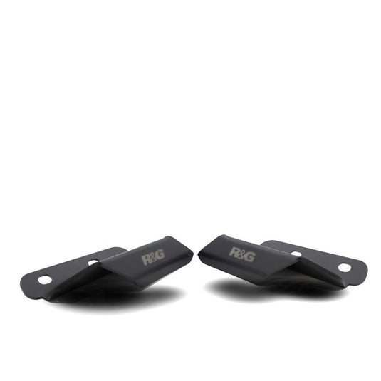 R&G Racing Black Grab Rail Delete Blanking Plates For 2022-2024 Suzuki GSXS1000GT