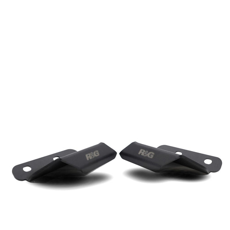 Load image into Gallery viewer, R&amp;G Racing Black Grab Rail Delete Blanking Plates For 2022-2024 Suzuki GSXS1000GT
