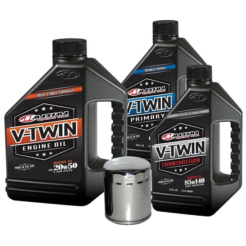 Load image into Gallery viewer, Complete Engine Oil Change Kit V-Twin Harley Davidson Evolution, 6 quart HF170C
