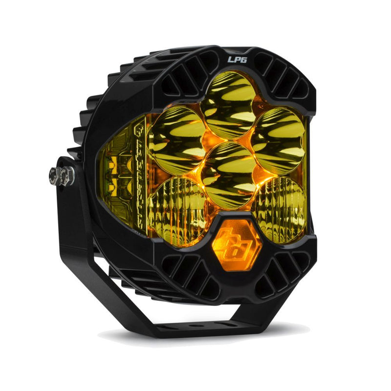 Load image into Gallery viewer, Baja Designs Auxiliary LED Light Pod Each Baja Amber Backlight LP6 Pro Series Driving/Combo Pattern Baja Amber Lens Universal 270013

