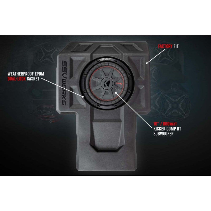Load image into Gallery viewer, SSV Works 3 Speaker Audio Kit For Kawasaki KRF1000 2020-2022 220-KX-Q3A2
