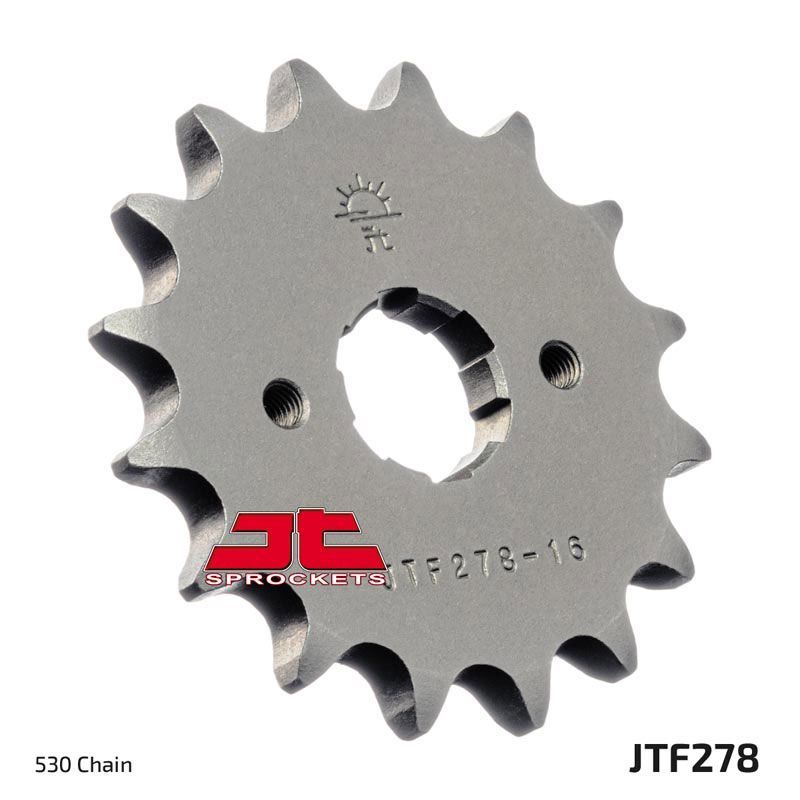 Load image into Gallery viewer, JT Sprockets Front Steel Countershaft Sprocket 16 Tooth 16T 530 Chain JTF278.16
