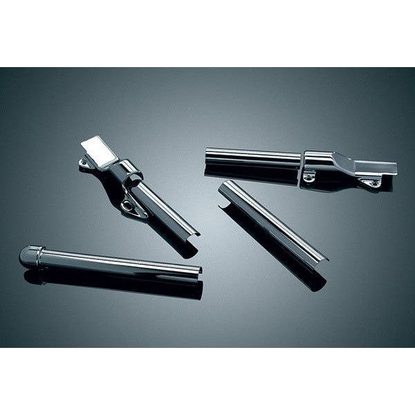 Load image into Gallery viewer, Kuryakyn Chrome Rear Softail Swingarm Covers Accents Trim Harley Heritage 2007
