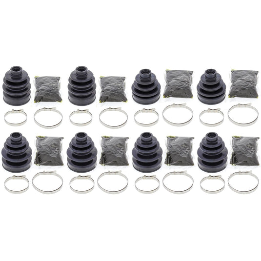 Complete Front & Rear Inner & Outer CV Boot Repair Kit Yamaha YFM550 Grizzly 14