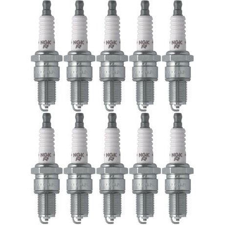 Set of 10 NGK Standard Spark Plugs Arctic Cat AC 120 2008-2007 Engine 120cc