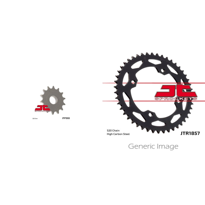 Front & Rear Steel Sprocket Kit for ATV/UTV YAMAHA YFM250R Raptor 2008-2013