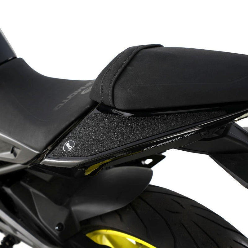 Load image into Gallery viewer, R&amp;G Racing Black Scuff Guard For 2022-2023 CF-Moto 650NK SG0011BL
