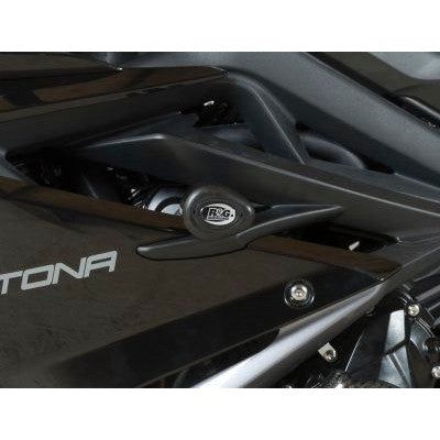 R&G Racing Black Aero Style Crash Protection Bobbins For 2013-2016 Triumph Daytona 675 ABS