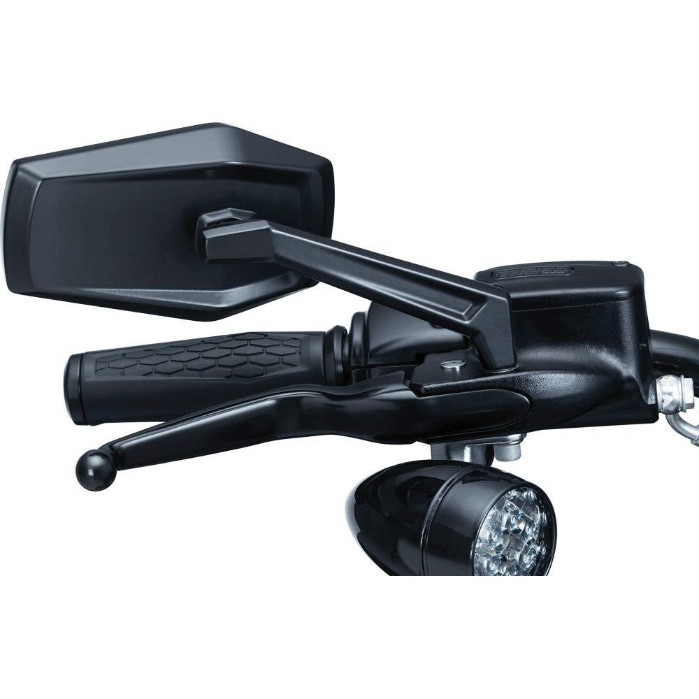 Kuryakyn Hex Mirrors Satin Black