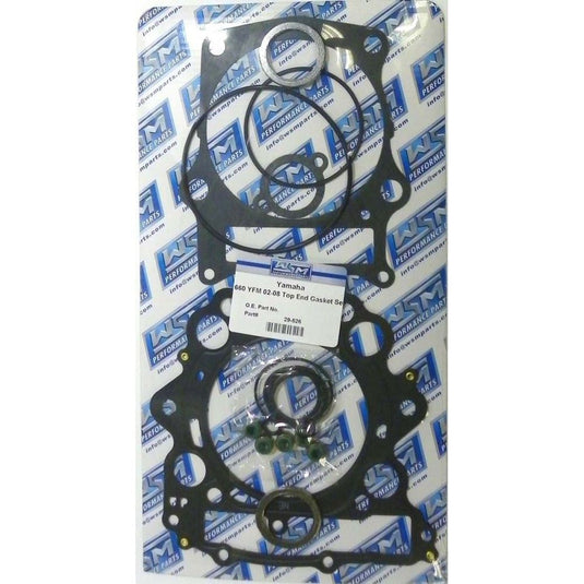 WSM Top End Gasket Kit For Yamaha 660 Grizzly / Raptor / Rhino 01-08 29-526