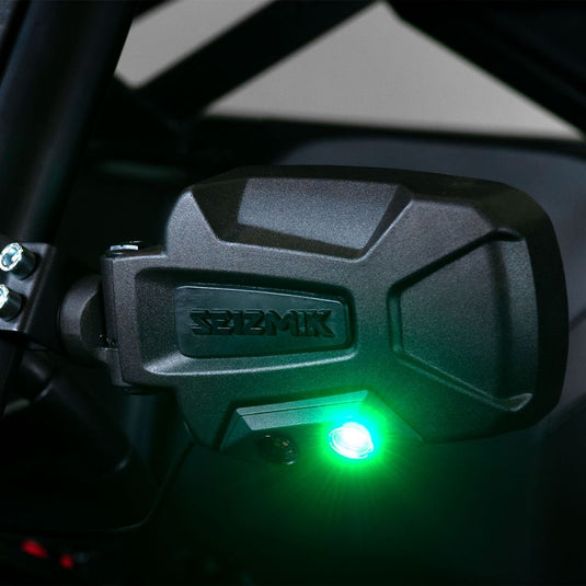 Seizmik Pursuit Night Vision Series Side View Aluminum Mirrors For 2? Round Tube