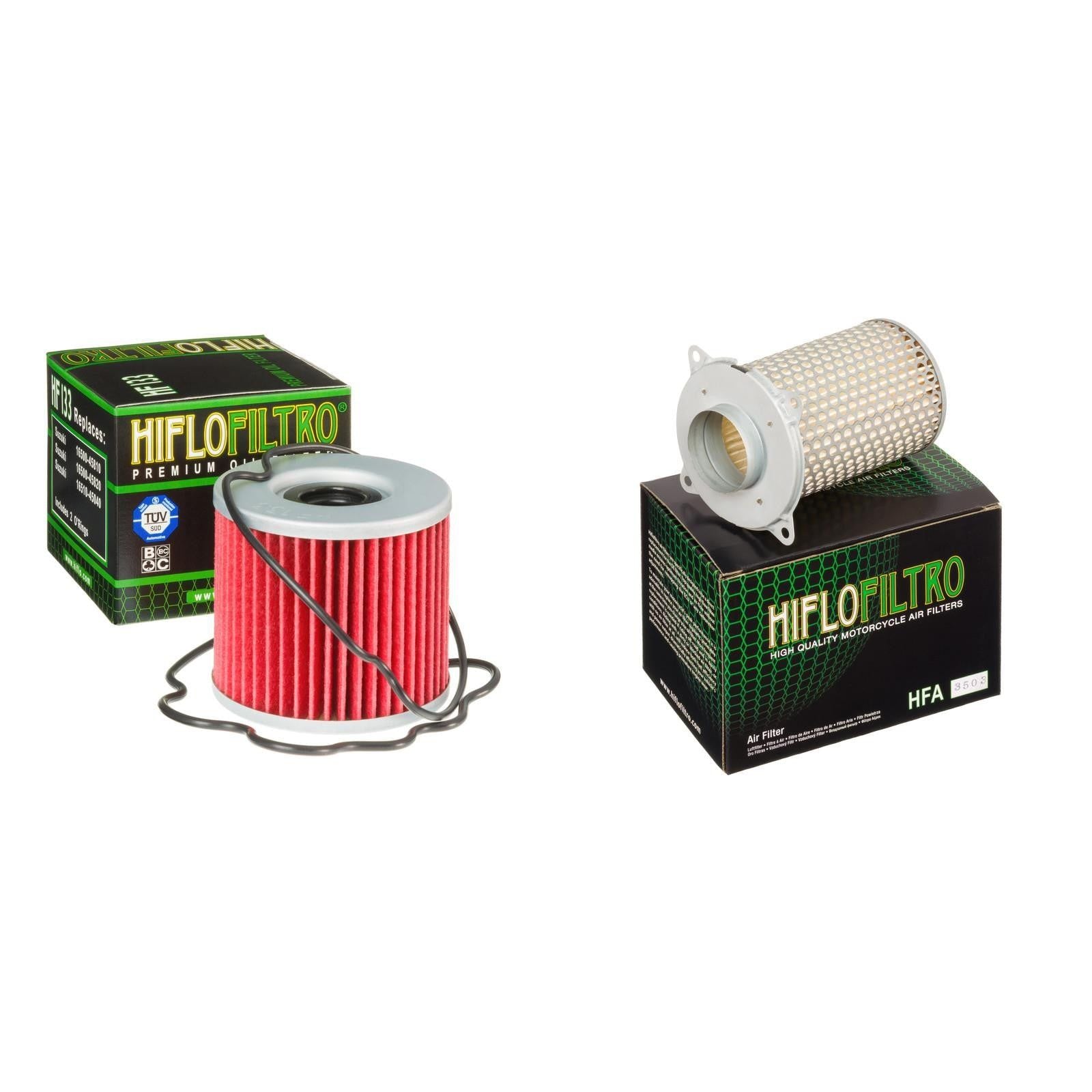 HIFLO FILTRO Oil and Air Filter Kit for SUZUKI GS500 H-K7,K8,K9 07-09