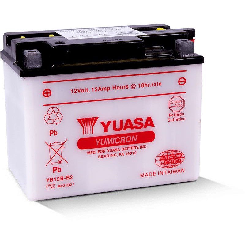 Load image into Gallery viewer, Yuasa Conventional YB12BB2 12 Volt Battery YUAM221B2

