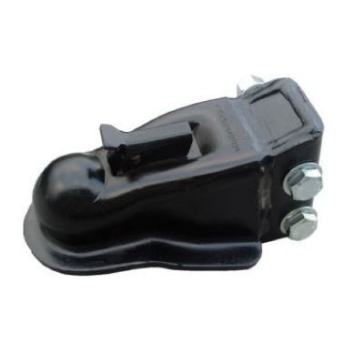 Load image into Gallery viewer, Stamped Steel Adjustable Channel Mount Coupler For 2-5/16&quot; Ball - 14,000 Lbs. Tow Capacity, with 5-Position Channel and Hardware
